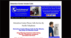 Desktop Screenshot of detentioncenterphonecalls.com