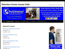Tablet Screenshot of detentioncenterphonecalls.com